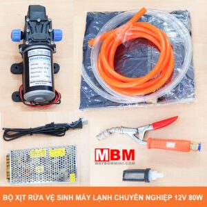 Bo Xit Rua Ve Sinh May Lanh Chuyen Nghiep 12v 80w