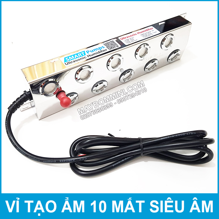 Vi Tao Am Phun Suong Tao Khoi 10 Mat 48V 240W Smartpumps