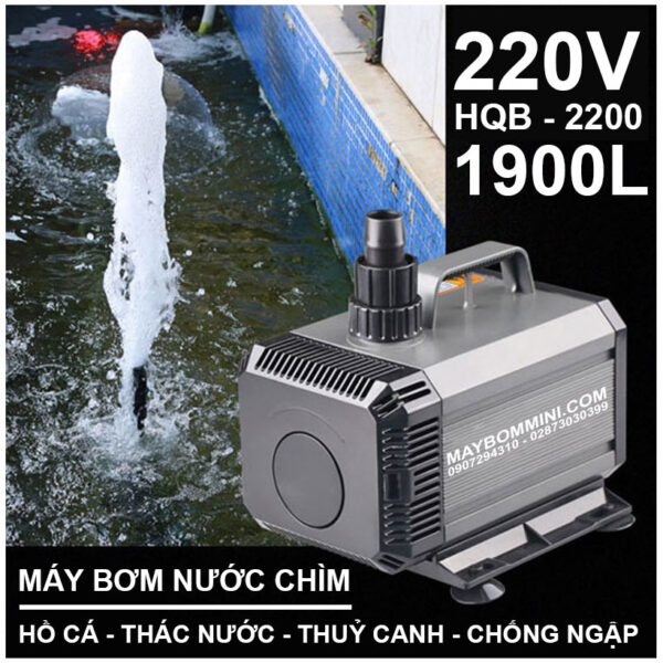 May Bom Nuoc Chim 220V HQB 2200