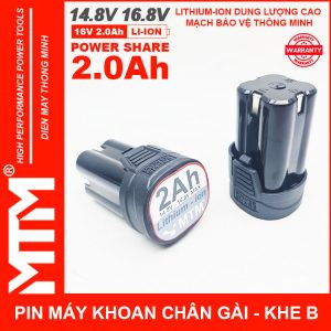 Pin May Khoan 16v8 2ah 4cell Lishen Khe B