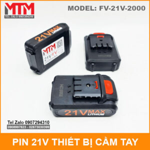 Pin May Khoan Cam Tay 21V 2000mah FV MTM