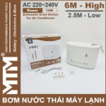 May Bom Nuoc Thai May Lanh 220V 14W 2m5 6M Kingpump