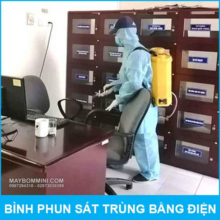 Binh Phun Sat Trung Bang Dien QM315 18L