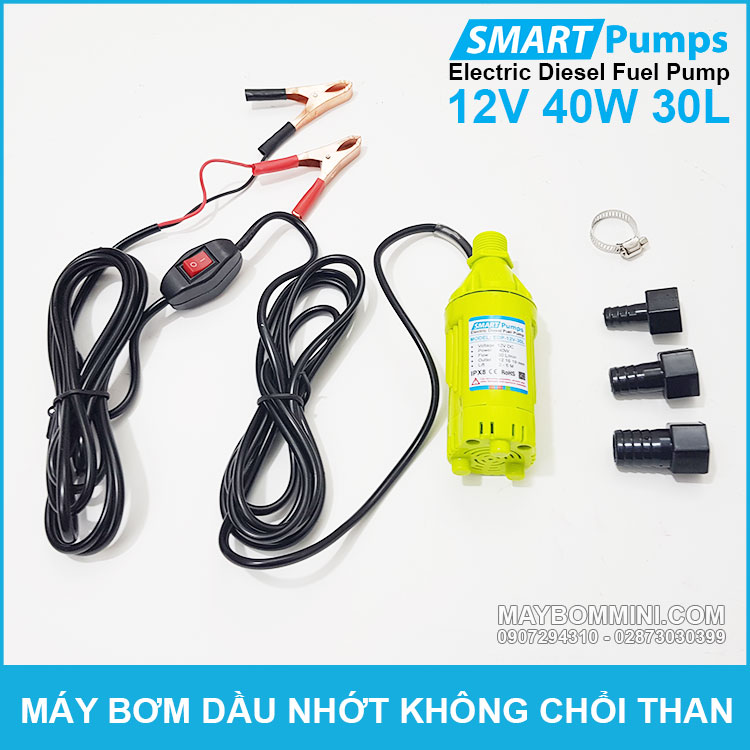 May Bom Dau DO 12V 30L Smartpumps Gia Re