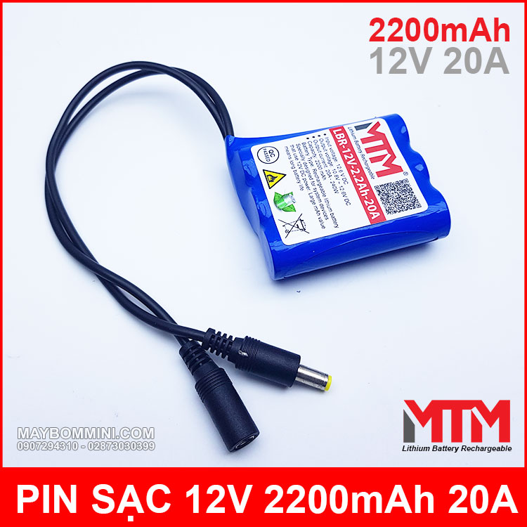 Pin Sac 12v Lithium Cao Cap