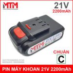Pin May Khoan Ban Vit Cam Tay 21V 2200mah Chuan C