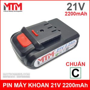 Pin May Khoan Ban Vit Cam Tay 21V 2200mah Chuan C