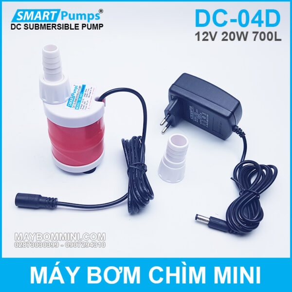 Bom Chim Mini 12v DC 04D Kem Nguon