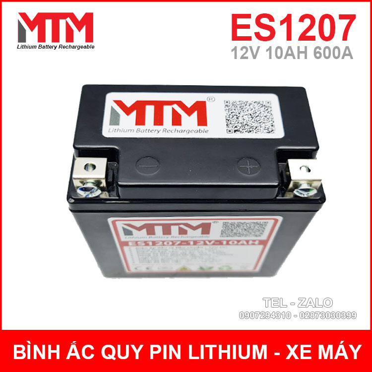 Ban Ac Quy Xe May 12v Pin Lithium Cao Cap