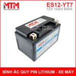 Ban Binh Ac Quy Pin Xe May 12V 10Ah 600A ESYT7