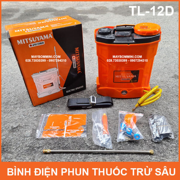 Binh Phun Thuoc Tru Sau Phun Khu Khuan Tuoi Cay Mitsuyama TL12D 12L
