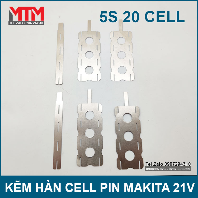 Kem Han Pin Makita 21v 5s 20 Cell 4 Hang