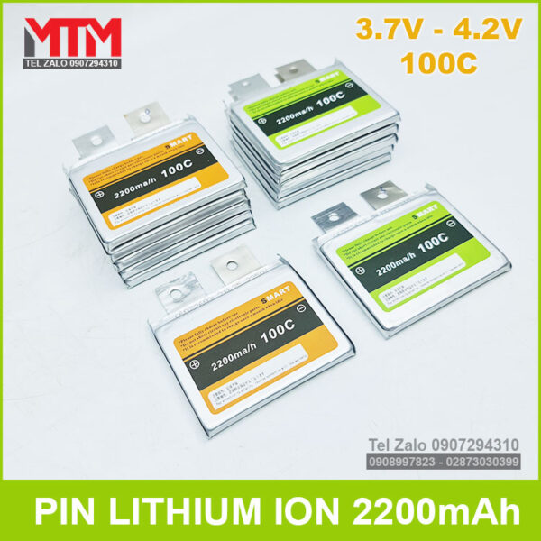 Pin Lithiun Ion 2200mah 100C
