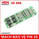Mach Sac Xa Pin 3s 18650 20A