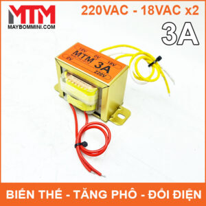 Bien The Bien Ap Tang Pho Doi Dien AC 220V Ra 18V 3A Gia Re