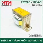 Cuc Ha The 220v Sang 110v 4A 70VA