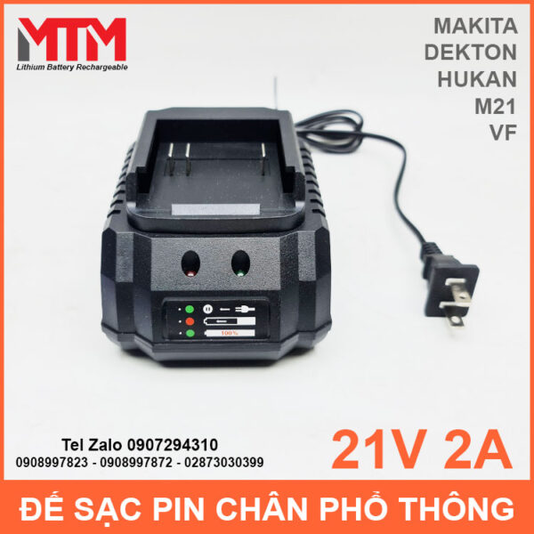 De Sac Pin Makita 21V 2A