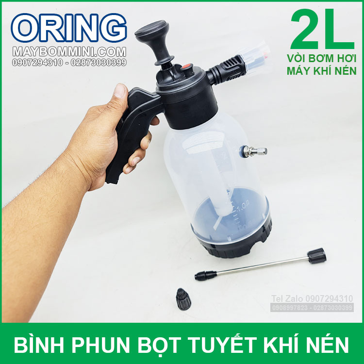 Binh Phun Bot Tuyet Bom Tay Va May Khi Nen Oring