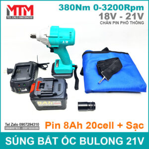 Sung Ban Bulong 380Nm 21V Pin 8ah Va Sac