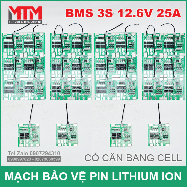 Chuyen Ban Cac Loai Mach Bao Pin 3S Lithium Ion