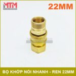 Dau Hoi Nhanh Ong Mau Rua Xe 22mm