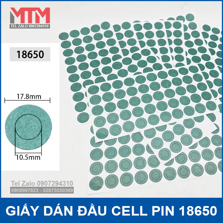 Kich Thuoc Giay Dan Pin Pin 18650 Don