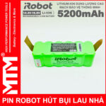 Pin Robot Hut Bui Lau Nha Irobot Roomba Chinh Hang Mau 5200mah