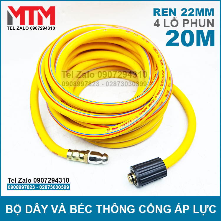 Bo Bec Thong Cong Va Ong Ap Luic Ren 22mm 20 Met