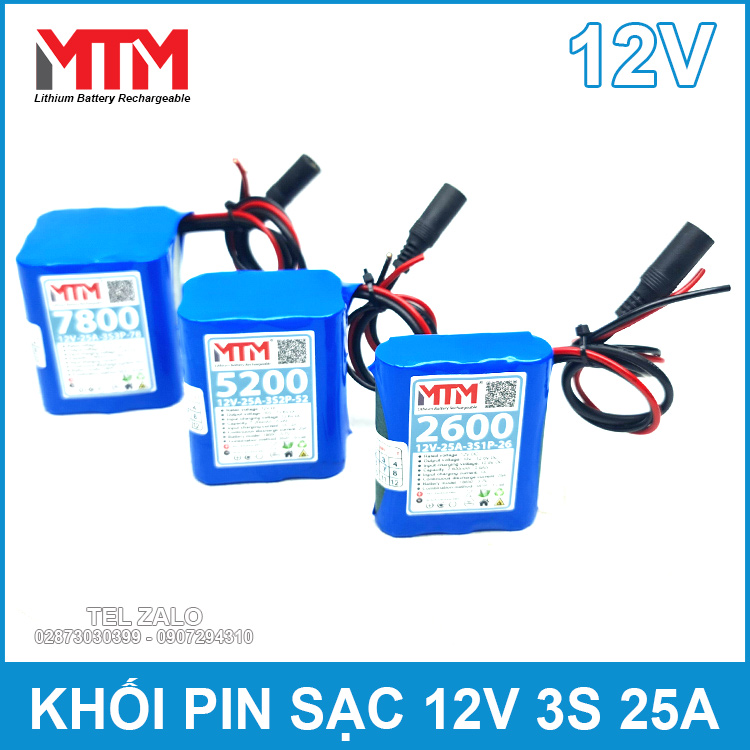 Phan Phoi Pin Khoi 12V 3S Chinh Hang MTM
