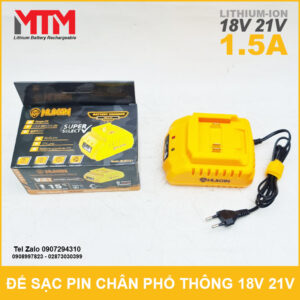 Sac Pin Hukan Chan Pho Thong 21V 1500mah
