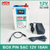 Pin Sac 12v 18Ah 15A USB