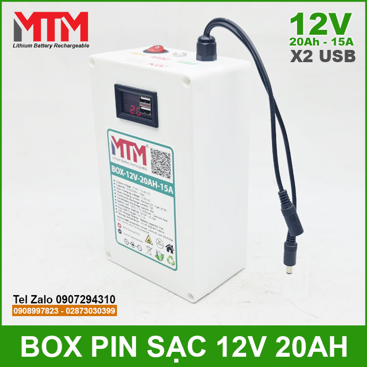 Box Pin Gia Re 12V 20ah