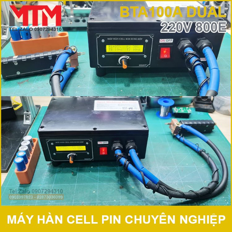 Su Dung May Han Cell Pin 800E Xung Kep