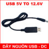 Day Chuyen Nguon USB Sang DC 12.6V