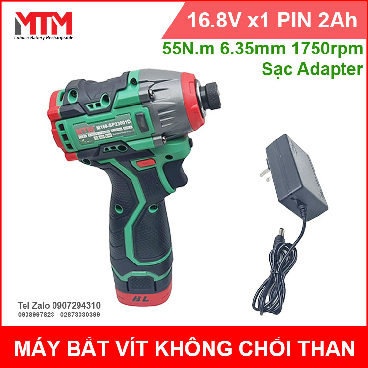 May Bat Vit Khong Choi Than 16V8 1750rpm 55Nm MTM