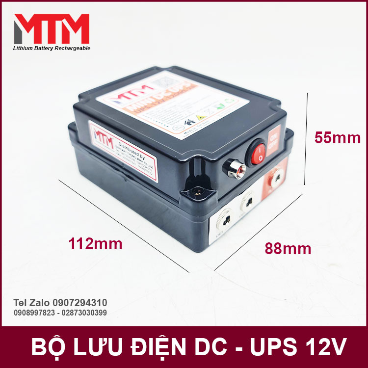 Kich Thuoc Bo Luu Dien DC Mini UPS 12V