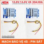 Phan Phoi Mach Bao Ve Pin Sat 4S 30A 40A 12V8 Can Bang