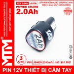 Pin May Khoan 12v 2000mah Khe B MTM Cell Lishen 2000mah
