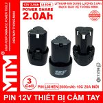 Ban Pin May Khoan 12v 2500mah Khe B MTM EVE
