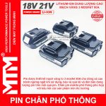 Chuyen Ban Pin Chan Pho Thong M21 Hukan Makita18V 21V 5 CELL