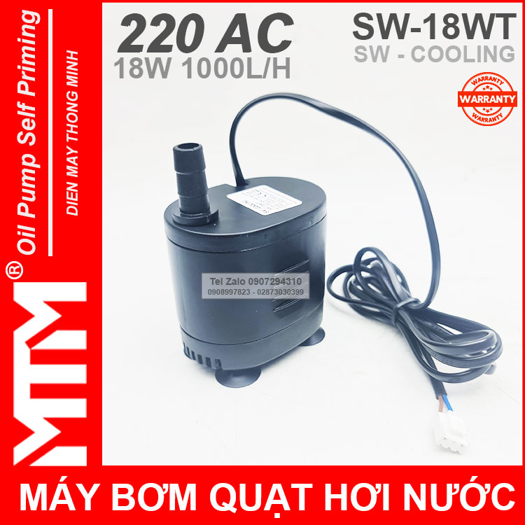 May Bom Quat Hoi Nuoc 220V 18W 1000L SW COOLING Chuyen Dung May Bom Quat Hoi Nuoc 220V 18W 1000L SW COOLING Chuyen Dung
