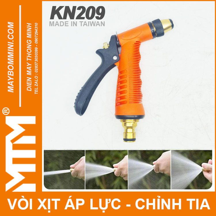 Ban Voi Xit Nuoc Rua Xe Tuoi Cay Ap Luc Chinh Tia KN209 Dau Noi Nhanh Ong Ban Voi Xit Nuoc Rua Xe Tuoi Cay Ap Luc Chinh Tia KN209 Dau Noi Nhanh Ong