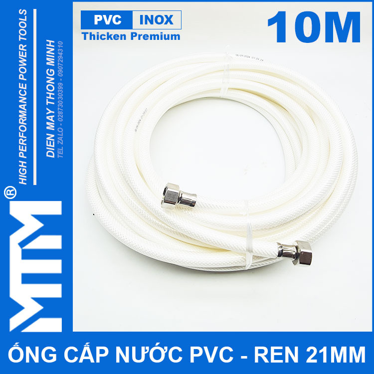 Ong Day Cap Nuoc Tuoi Cay Rua Xe Ve Sinh Nha Cua Ren Inox 21mm 10met Ong Day Cap Nuoc Tuoi Cay Rua Xe Ve Sinh Nha Cua Ren Inox 21mm 10met