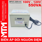 Bien Ap 220v Ra 110V 550VA Sanshun Chinh Hang Cao Cap