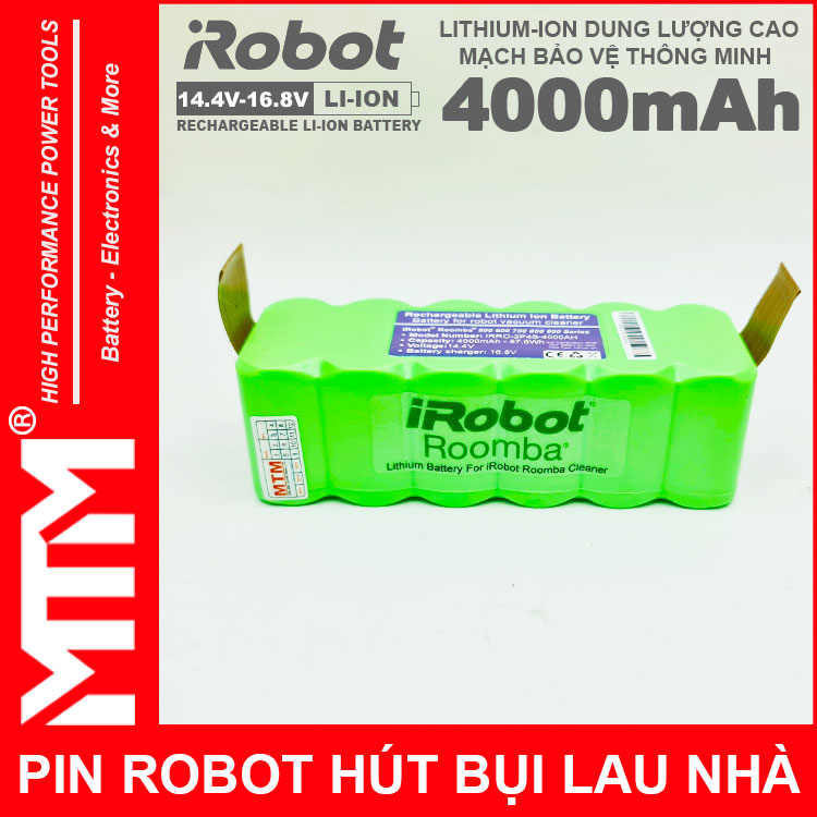 Pin Robot Hut Bui Lau Nha Irobot Roomba Chinh Hang Mau 4000mah Chinh Hang Pin Robot Hut Bui Lau Nha Irobot Roomba Chinh Hang Mau 4000mah Chinh Hang