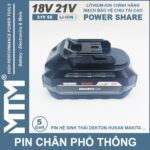 Pin Chan Pho Thong 5cell 80A Led Bao Pin 2 Ben Cao Cap