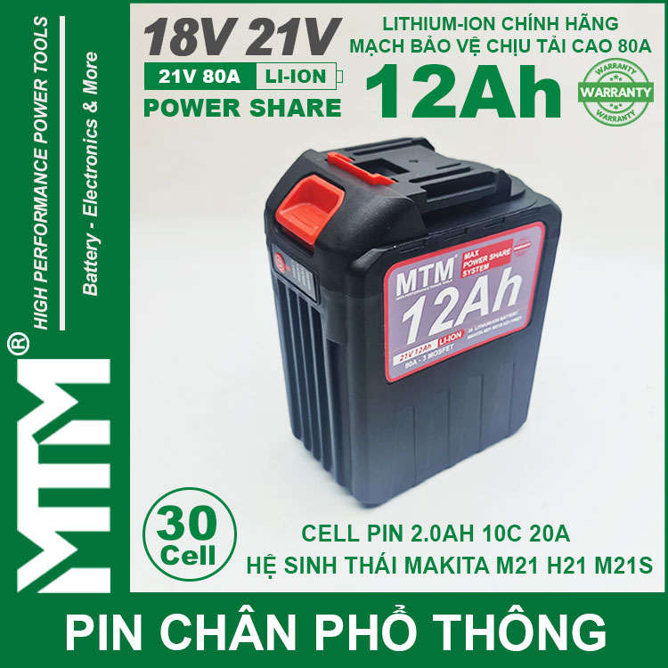 Pin Makita Chong Soc 20 Cell 12Ah 80A Den Bao Pin Cell 2000mah Pin Makita Chong Soc 20 Cell 12Ah 80A Den Bao Pin Cell 2000mah