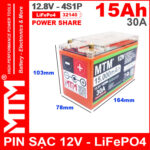 Pin Sat LiFePo4 24V 8S 6Ah 30A MTM Kich Thuoc